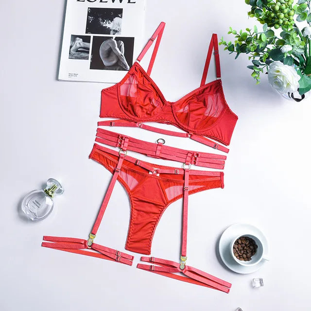 GABRIELLA™ | 3-PIECE FRENCH LINGERIE SET